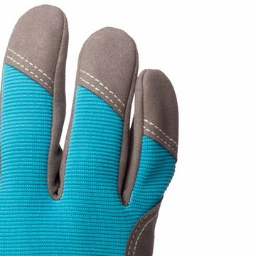 Keiler Forst Mechaniker-Handschuhe Schutzhandschuhe Keiler Fit blue, Gartenhandschuh, Handschuh lederfrei (Spar-Set)