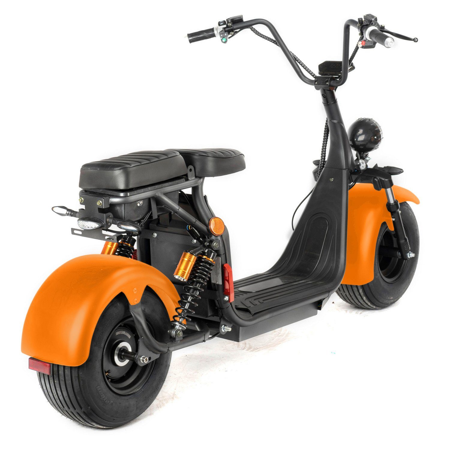 ENEWAY E-Scooter Coco II orange, 45,00 km/h, (Set, COCO II 2000W 45 km/h 20AH Lithium), mit Straßenzulassung