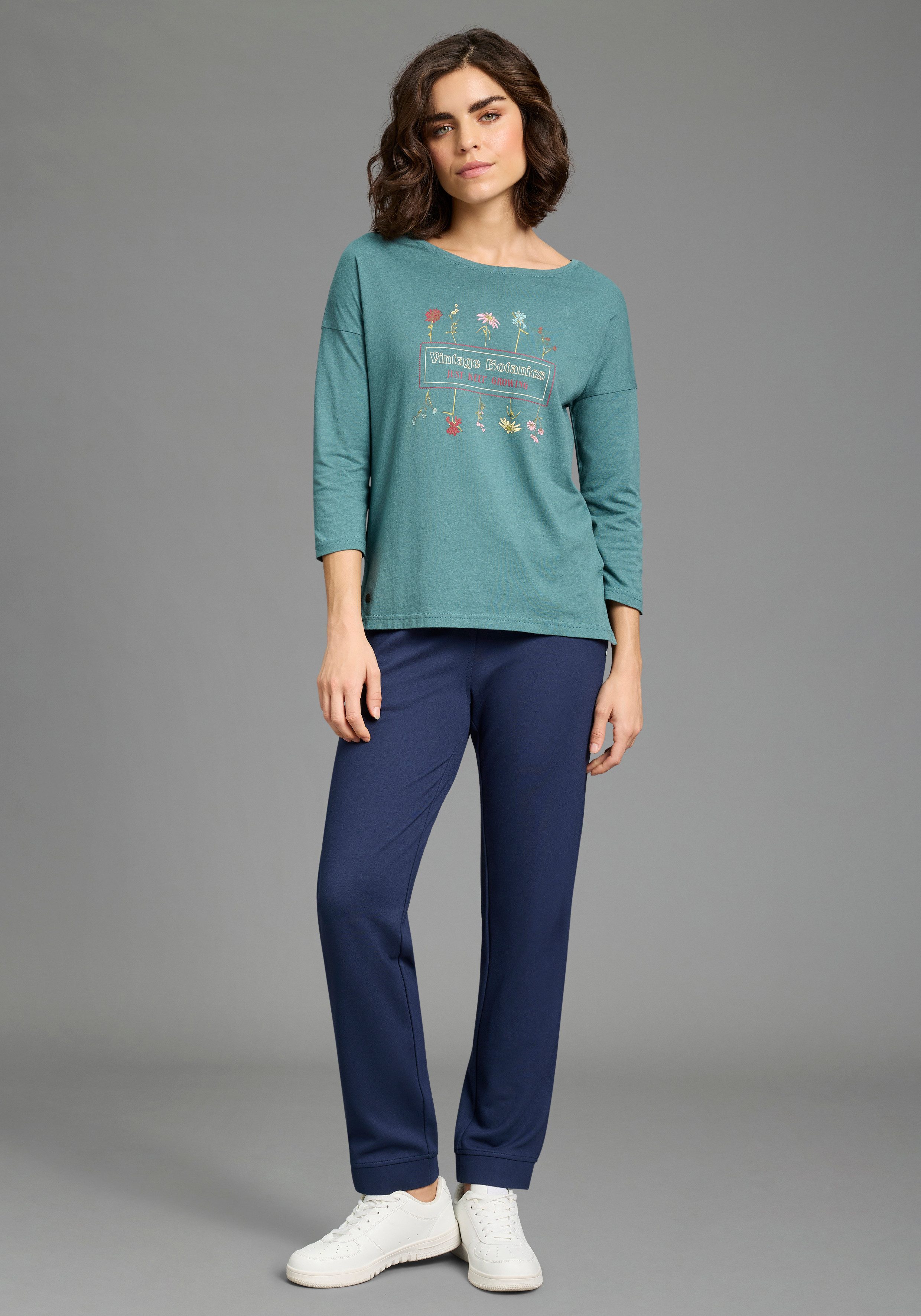 KangaROOS 3/4-Arm-Shirt Loose Fit Passform, 3/4-Ärmel, Rundhalsausschnitt – Bild 4 von 5