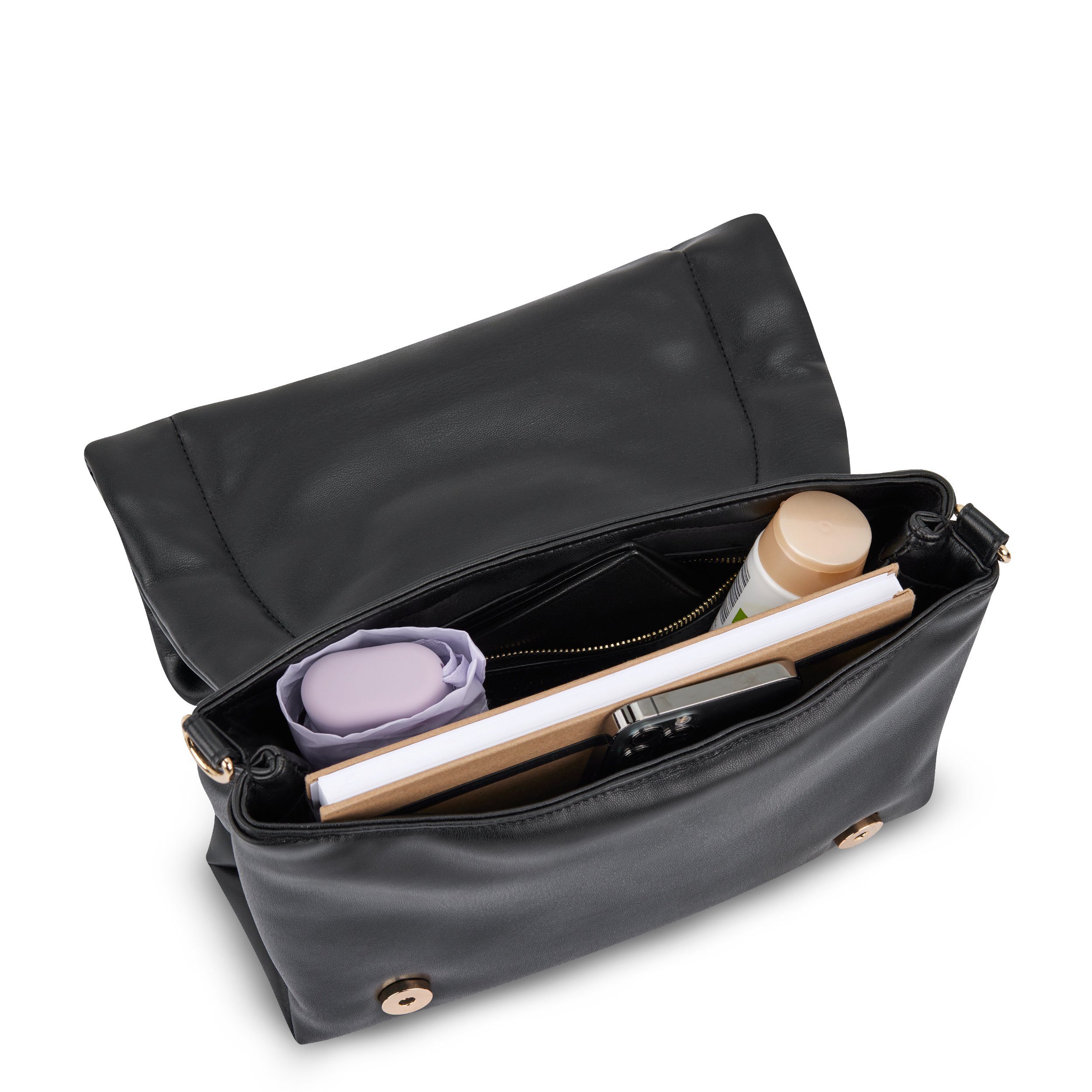 Expatrié Umhängetasche Zoe Medium Handtasche Damen Stylische Tasche, Veganes Kunstleder, Verstellbarer Schultergurt