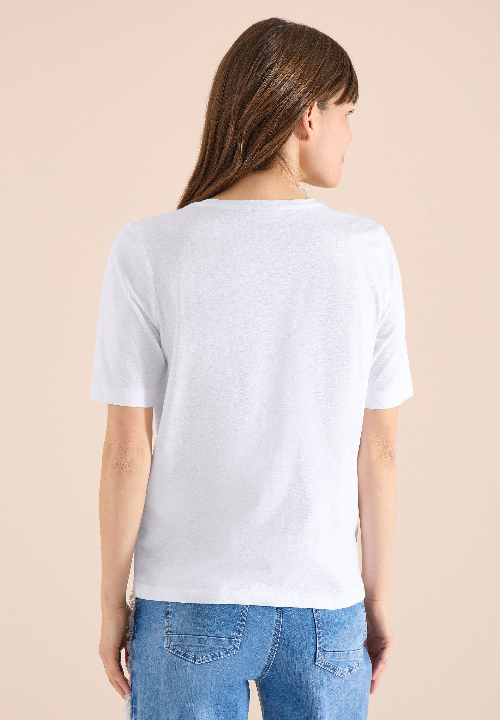 CECIL T-Shirt mit Flammgarn