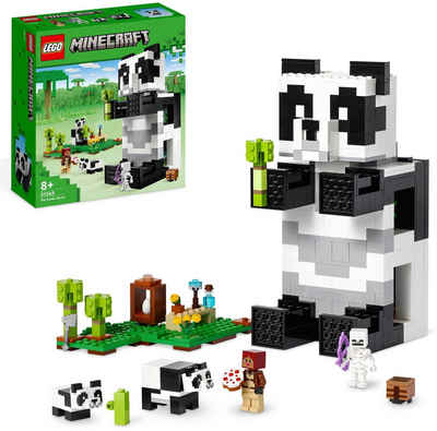 LEGO® Konstruktionsspielsteine Das Pandahaus (21245), LEGO® Minecraft, (553 St), Made in Europe