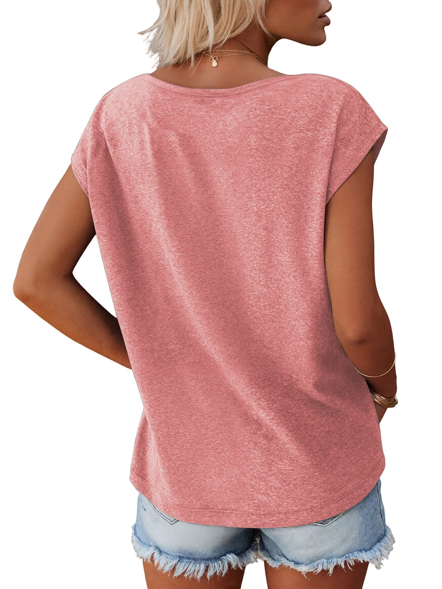 PYLIKE V-Shirt Shirts Damen Casual Löwenzahn Ausgefallene bequemes Tanktop günstig online kaufen