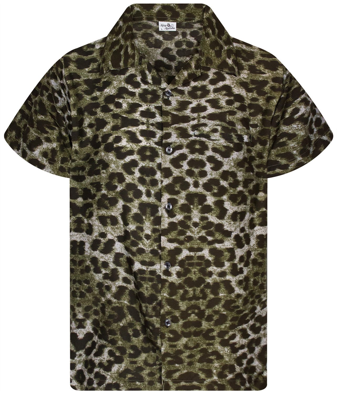King Kameha Hawaiihemd Leopard Funky Hawaii-Hemd günstig online kaufen