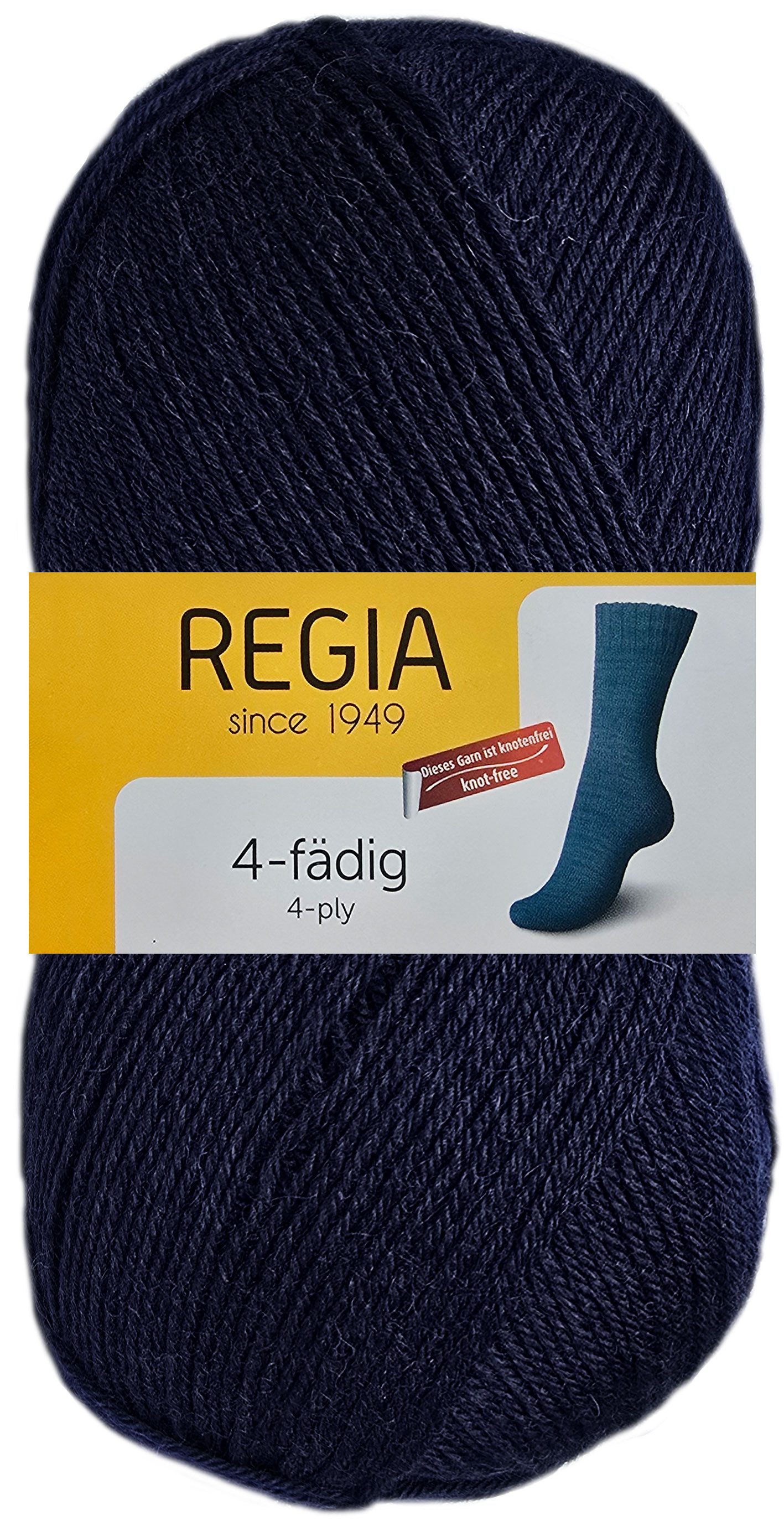 Regia 100 Gramm Regia Uni Sockenwolle 4-fach Farbauswahl Häkelwolle