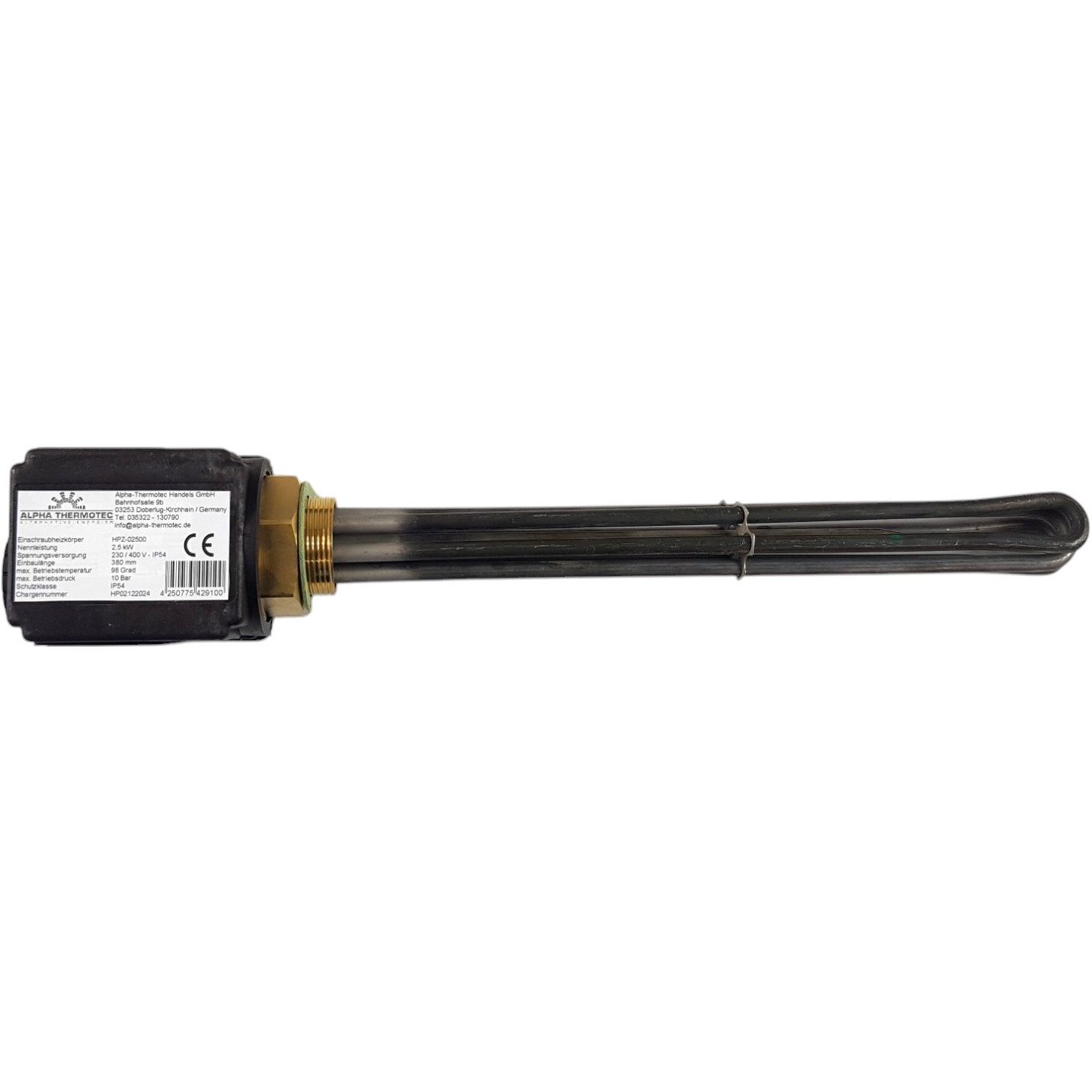 Alpha Thermotec Heizstab Heizpatrone HPZ isolierte günstig online kaufen