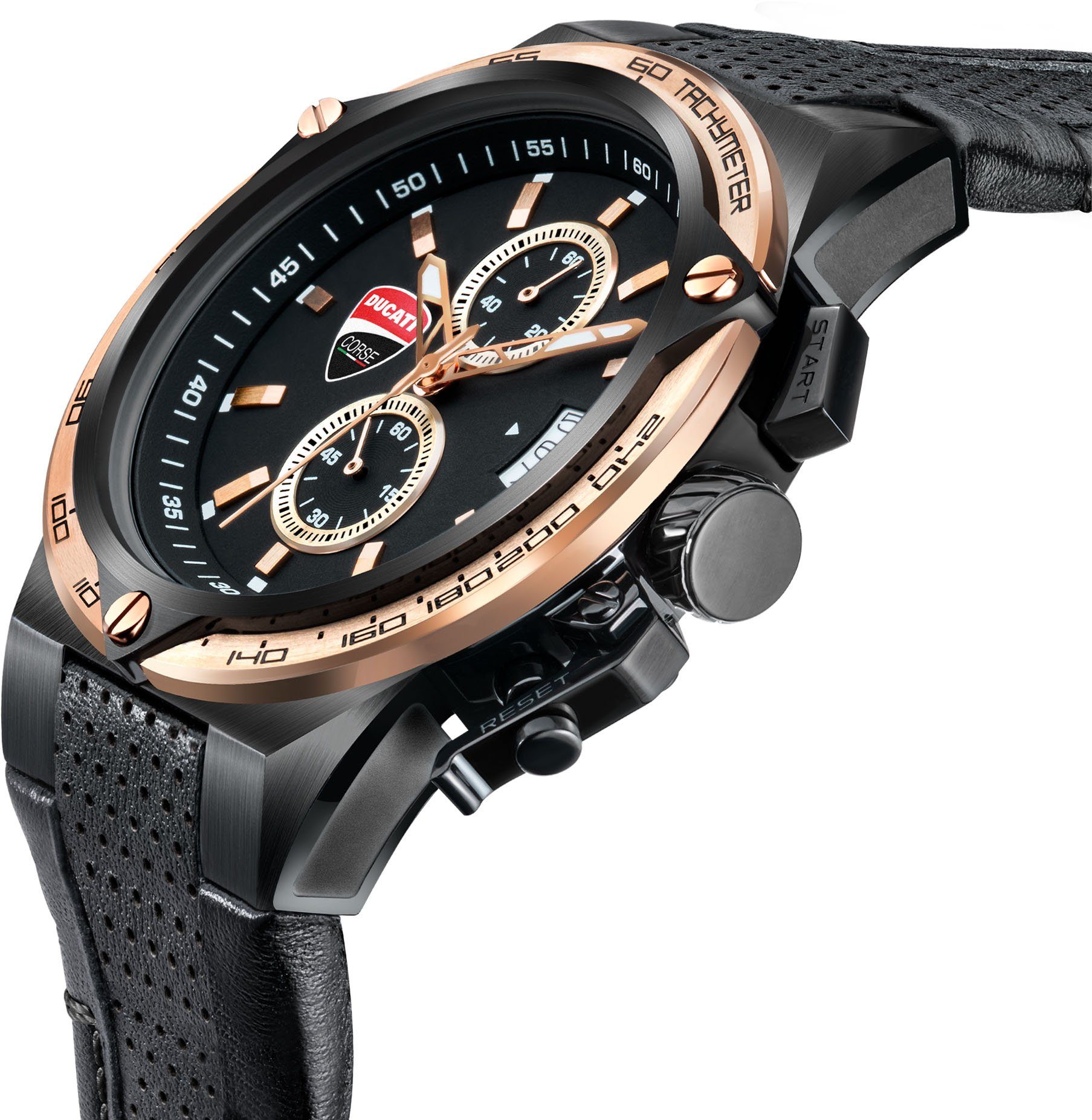 DUCATI CORSE DTWGC2019103 UNO, Schwarz-Rose Chronograph GIRO