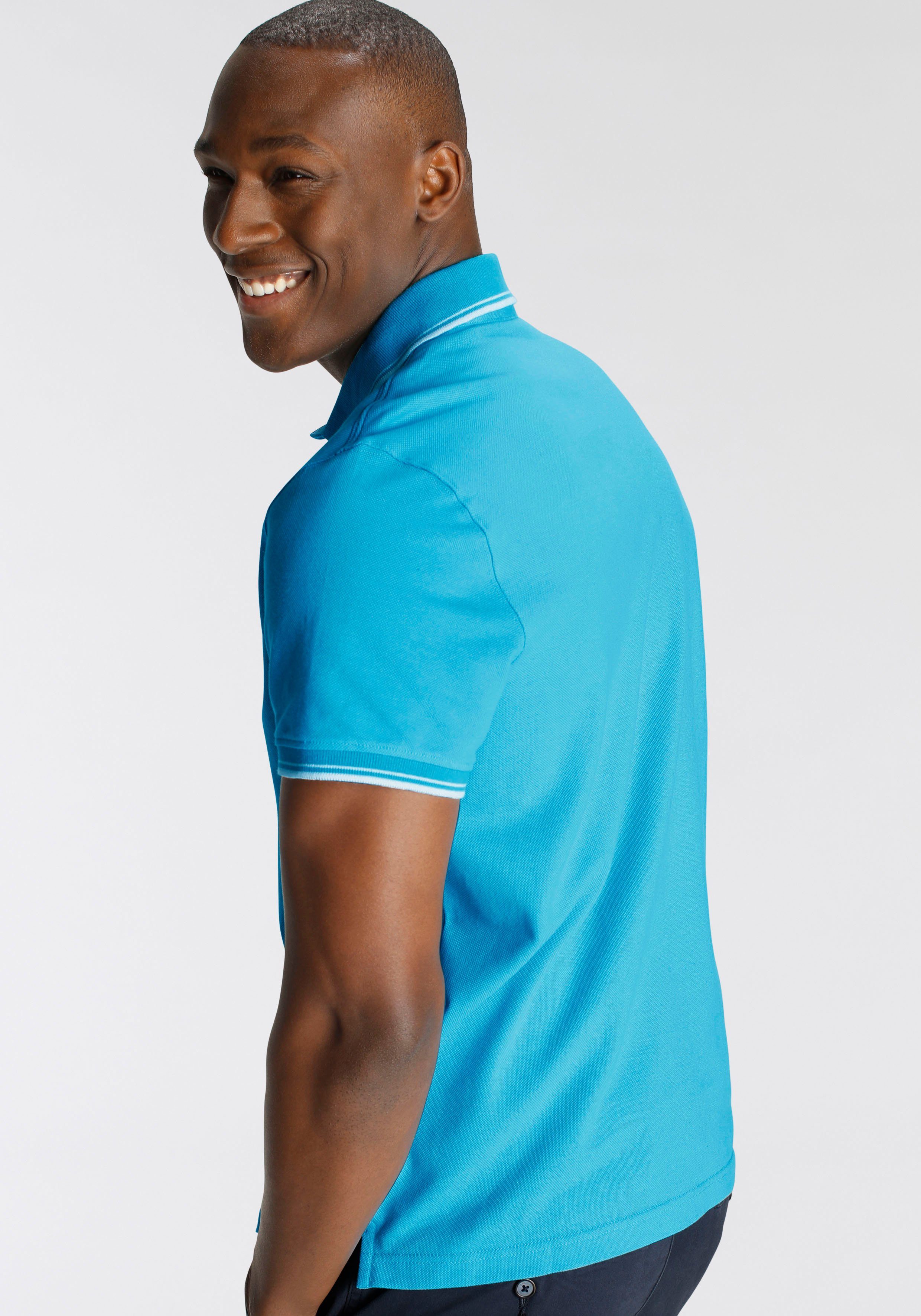 DELMAO Poloshirt Kurzarm, lockere Passform, Polokragen, für Tennis oder Golf