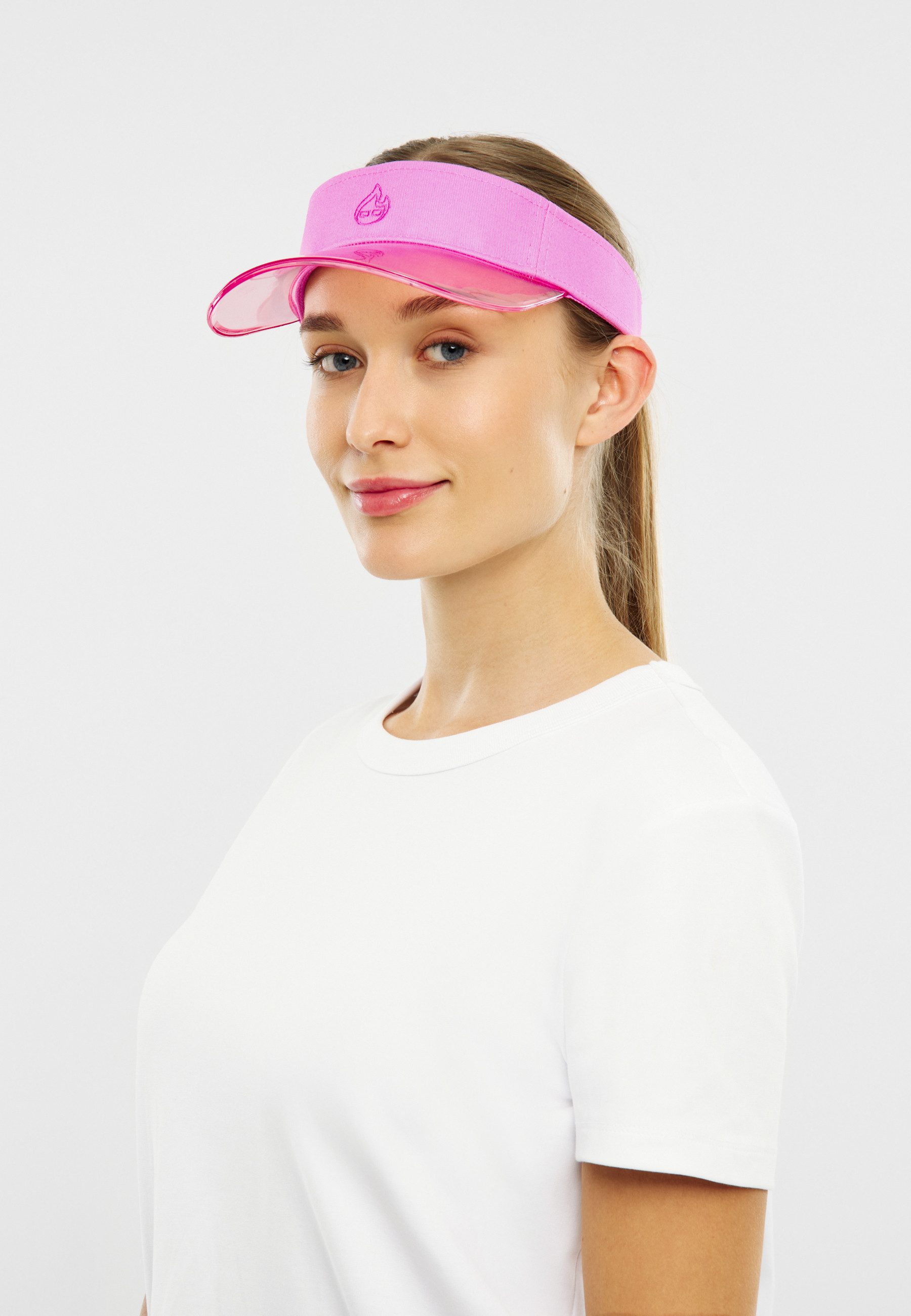 Johnny Urban Visor Joy Sonnen Visier für Outdoor Festivals und Sport Visor Cap mit durchsichtigem Schirm