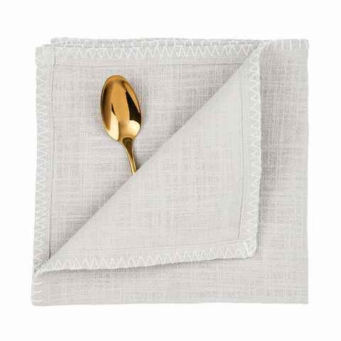 BUTLERS Stoffserviette FINCA Serviette L 42 x B 42cm