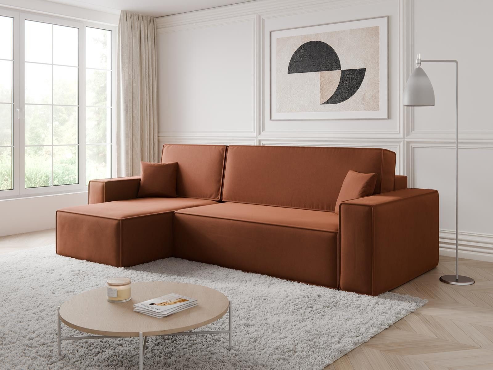 Compleo Ecksofa Schlafsofa 244 cm, L-Form, günstig online kaufen