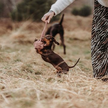 Hunter Tierbedarf Spielknochen Hundespielzeug Inari pastellrot, Größe: S / Durchmesser: 6 cm / Länge: 20 cm