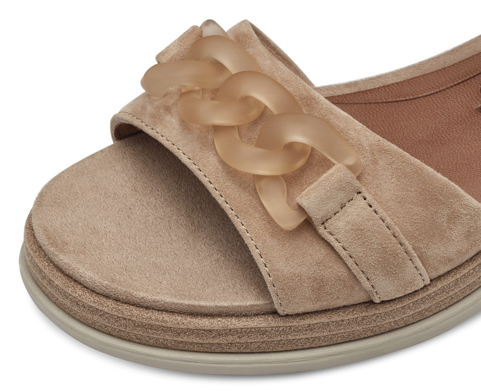 Tamaris Keilsandalette, Sommerschuh, Riemchensandale mit mattierter günstig online kaufen