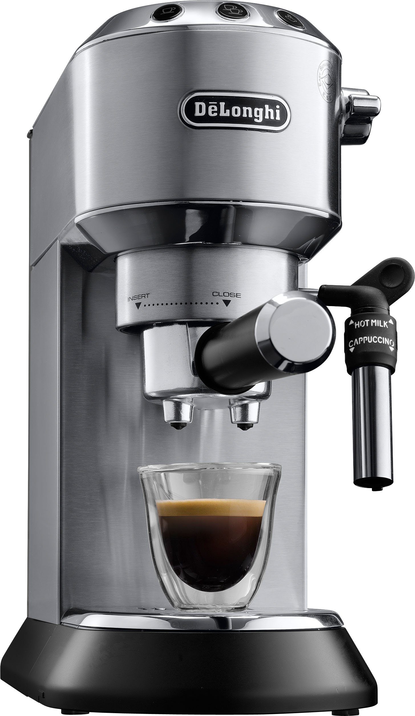 De'Longhi Espressomaschine Dedica Barista Pack ECKG6821.M - Siebträger, Kaffemühle & Zubehör, Barista Bundle inkl. Tamper, Milchkännchen und Knock-Box