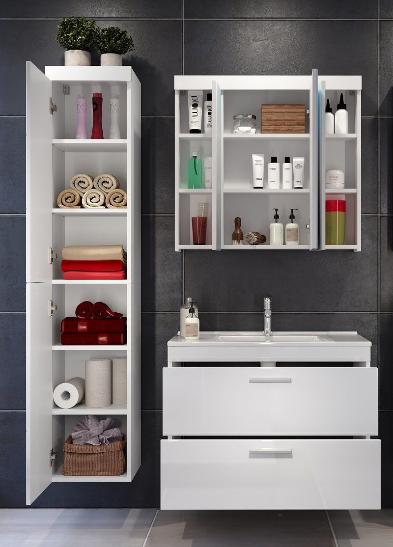 trendteam Badmöbel-Set Badezimmer Set Devon, inkl. günstig online kaufen