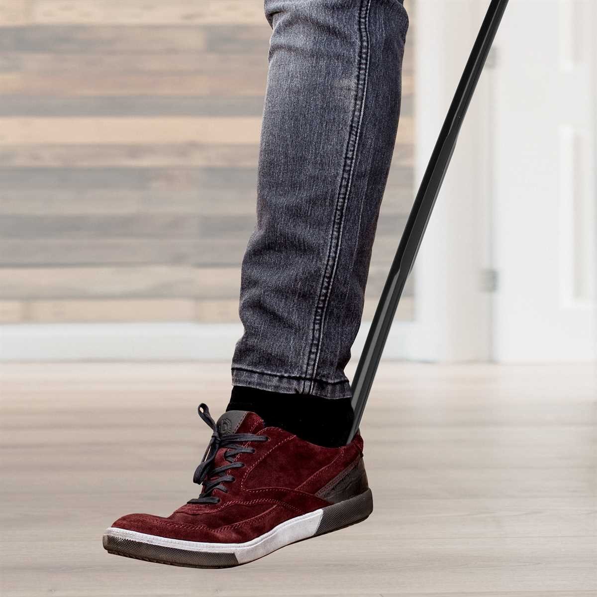 Lantelme Schuhlöffel 3 Stück Set 65 cm Kunststoff Schuhanzieher stabil Schuhanziehhilfe, Farbe Wählbar, Hergestellt in Deutschland, sehr Stabil, Rückenschonend