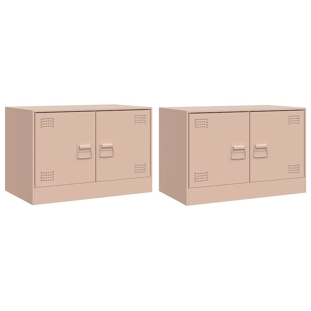 vidaXL TV-Schrank TV-Schränke 2 Stk. Rosa günstig online kaufen