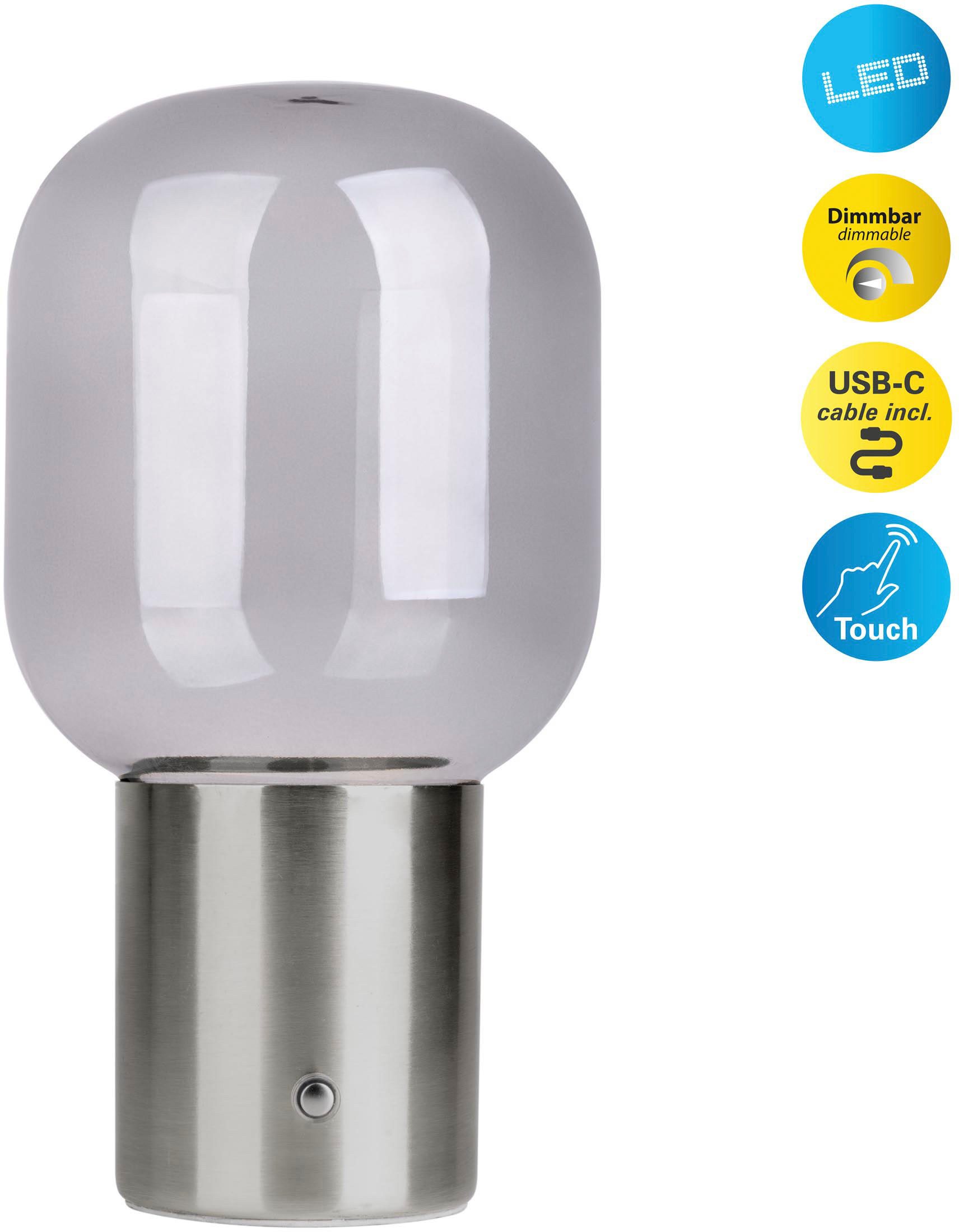 näve LED Tischleuchte Albero, LED fest integriert, Stufenlos dimmbar