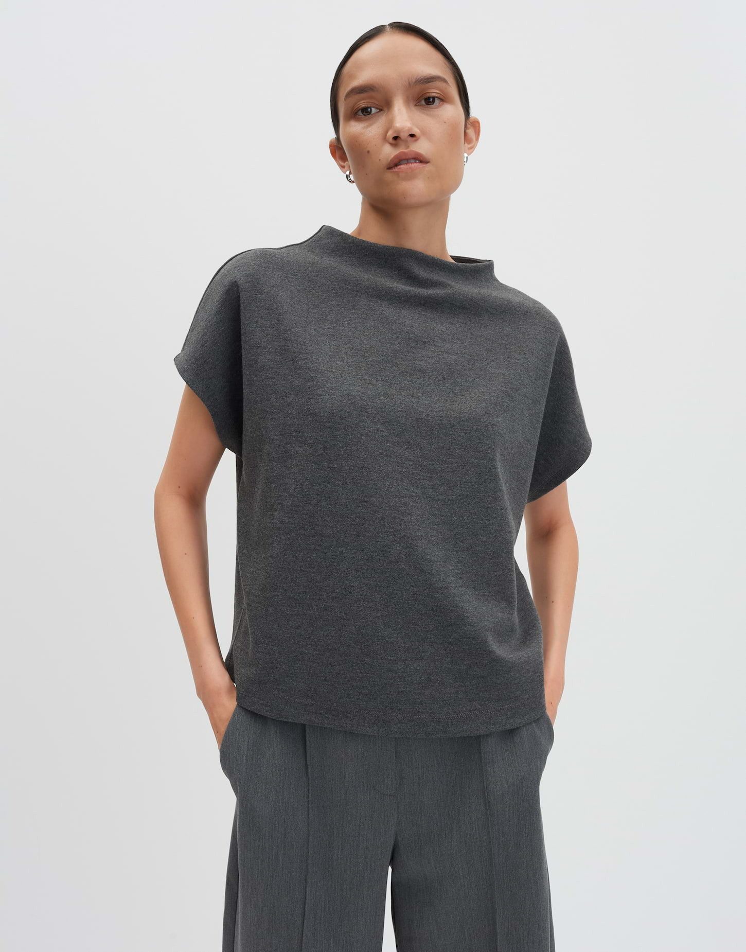 someday Kurzarmshirt KALENE Regular in Mélange günstig online kaufen