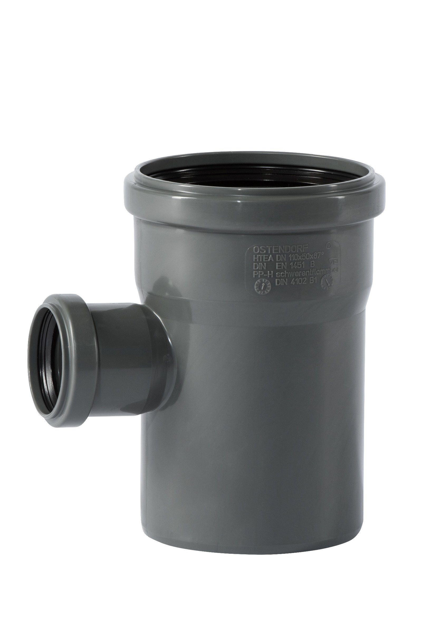 Ostendorf HT-Rohr OSTENDORF HTsafe Abzweig DN/OD 110/50 87,5 Grad, 175420