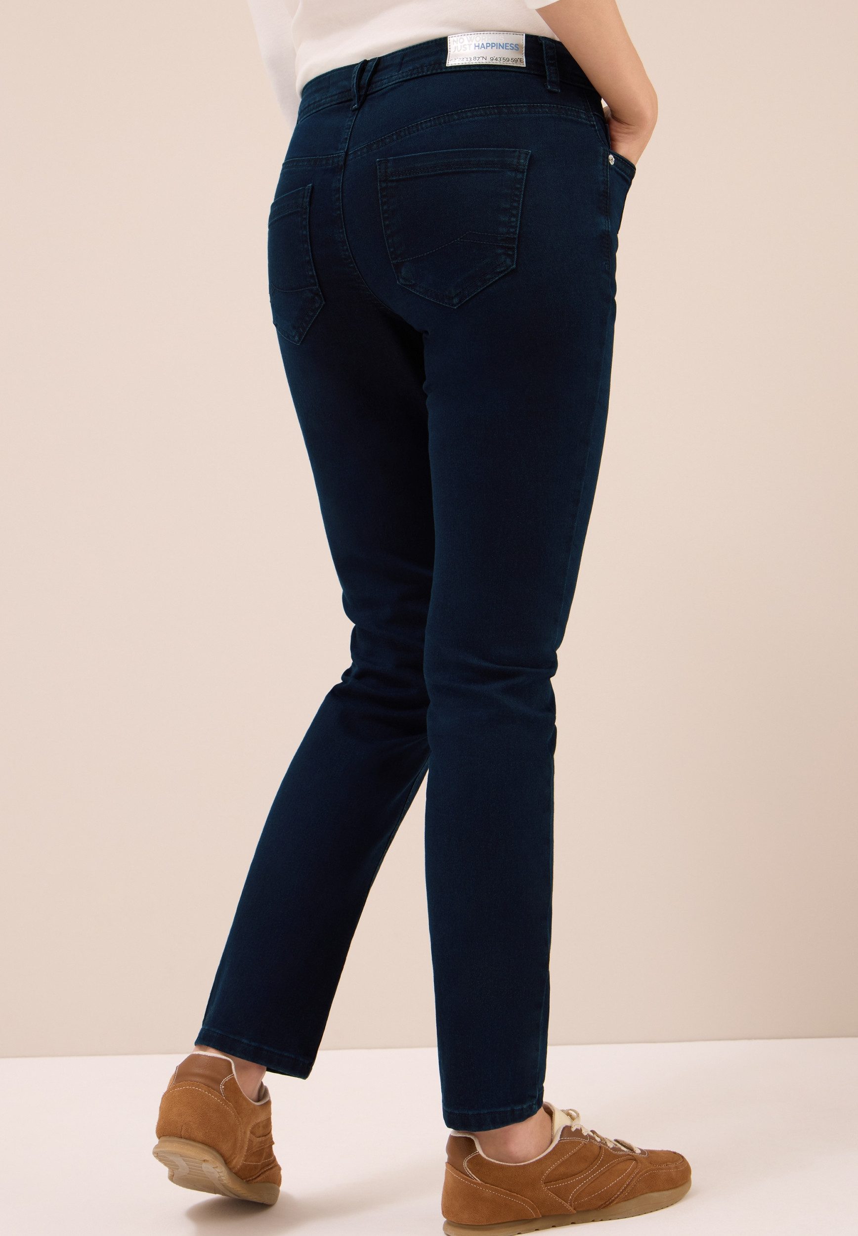 CECIL Stoffhose Style NOS Scarlett Blue Black
