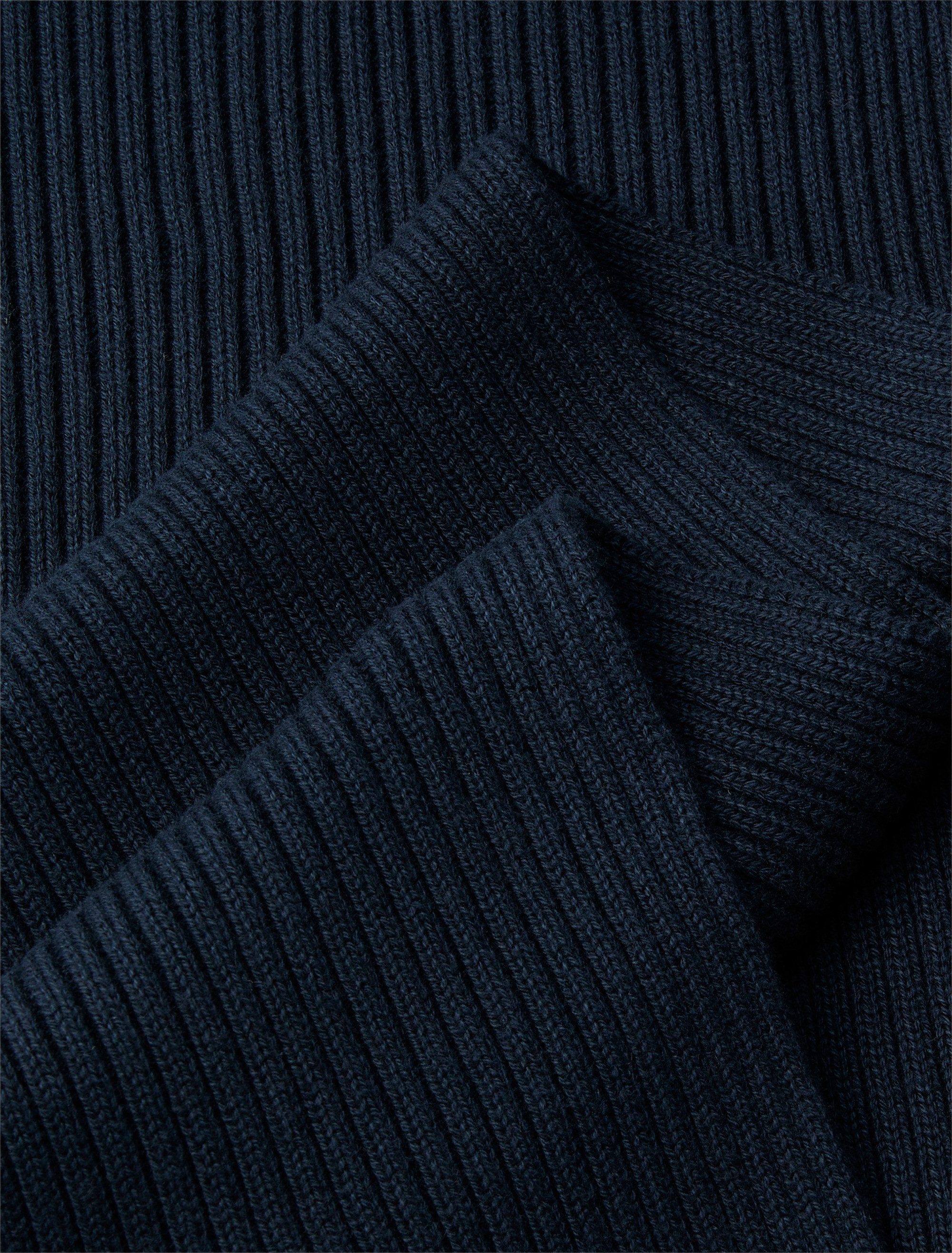 Calvin Klein Modetuch PATCH CHUNKY RIB COTTON SCARF, mit klassischem unifarbenen Design