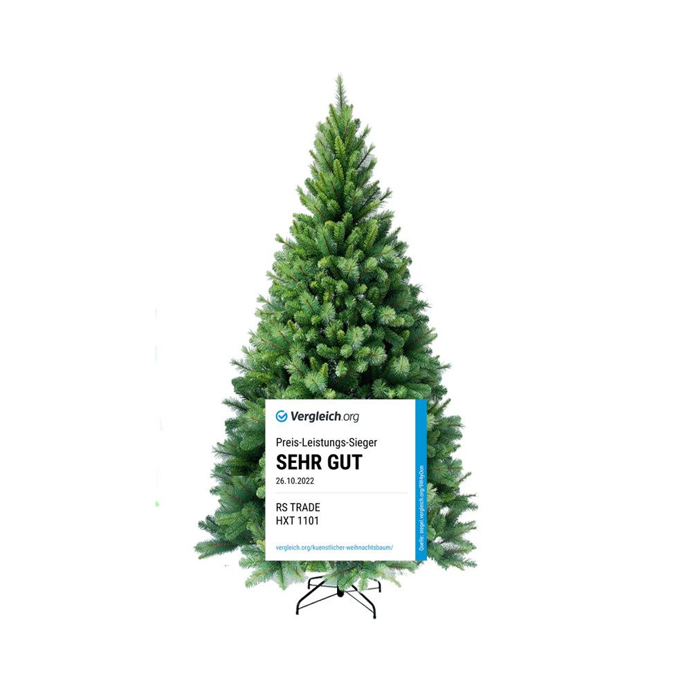 RS Trade Künstlicher Weihnachtsbaum Weihnachtsbaum „Colorado-Mix“ PVC 1101