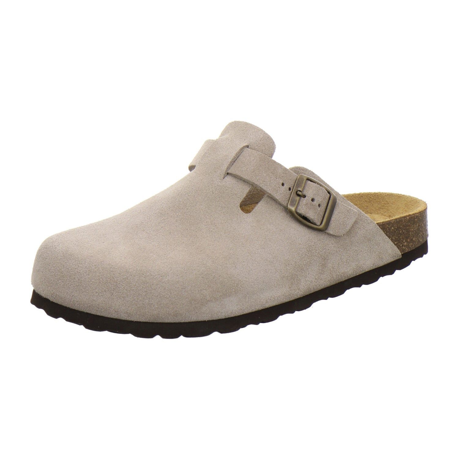 AFS-Schuhe Herren Clog aus Veloursleder mit Fußbett, Made in Germany