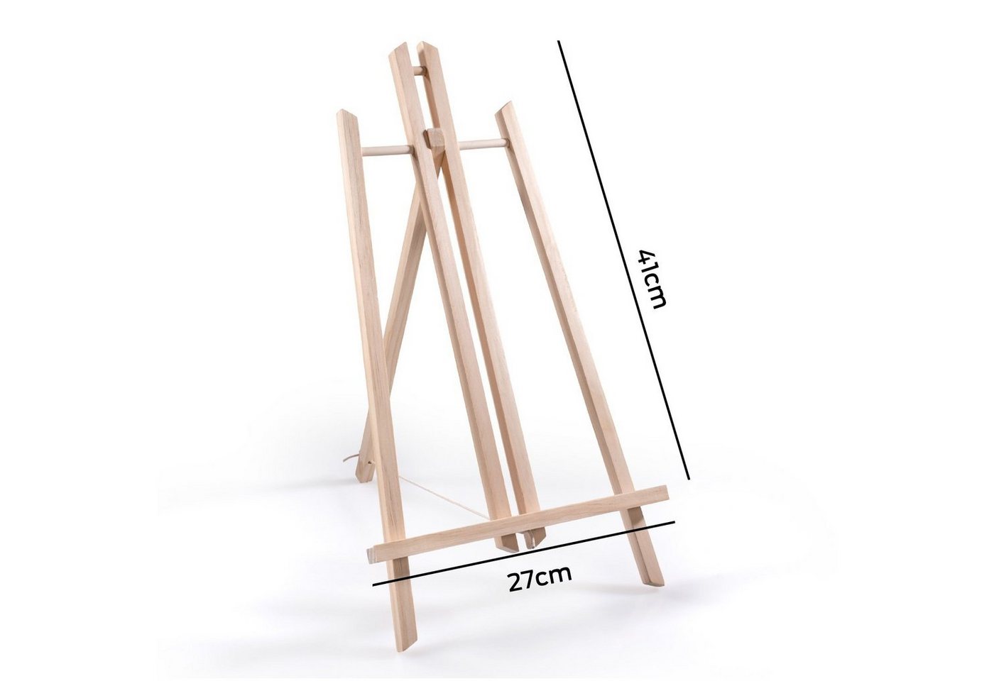 Thumbnail - naturling Kinderstaffelei Tisch Staffelei Holz, 41cm hoch