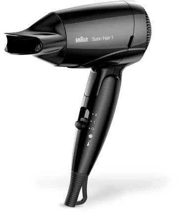 Braun Reisehaartrockner Braun Satin W, & Hair Go, Faltbar 1200 1 Style