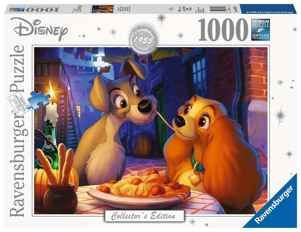 Ravensburger Puzzle Ravensburger 13972 - Susi und Strolch - 1000 Teile, Puzzleteile