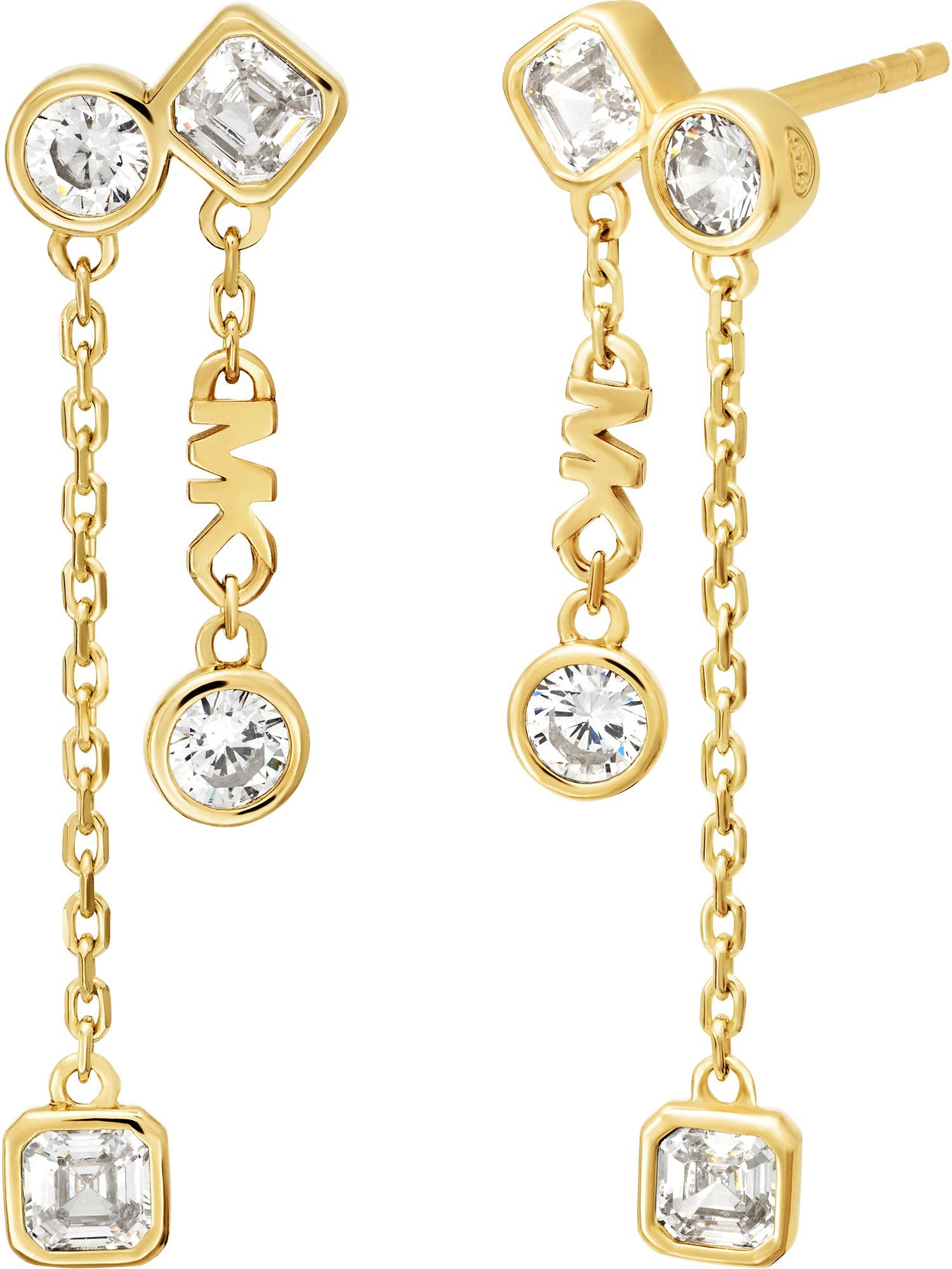 MICHAEL KORS Paar Серьги Michael Kors Damen-Ohrhänger 925er Silber Zirkonia