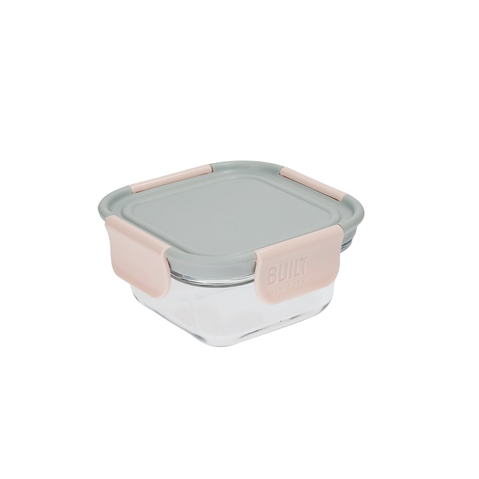 Mindful Kunststoff, Lunchbox (1-tlg) Glas, ml 300 Lunchbox Glas/Kunststoff, Neuetischkultur rechteckig,