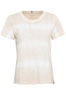 camel active T-Shirt mit Batikstreifen