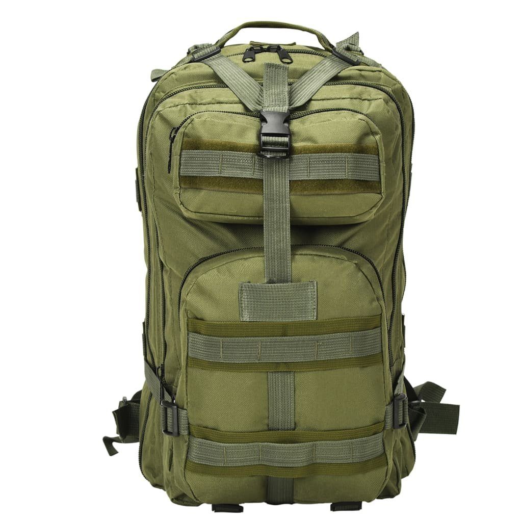 vidaXL Gartensack Rucksack im Army-Style 50 L Olivgrün, (1-tlg)
