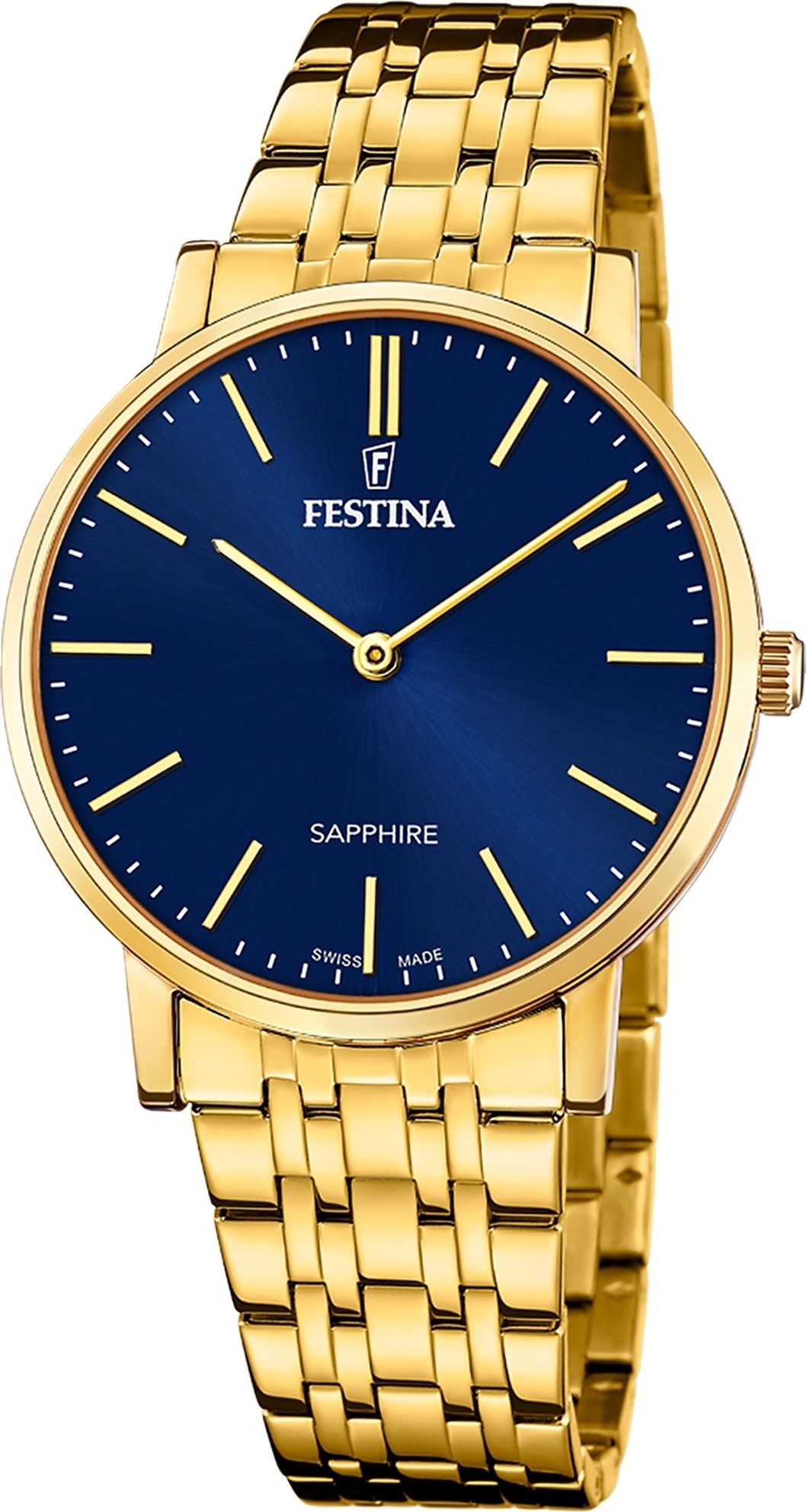 Quarzuhr Festina Herrenuhr Swiss Made Armbanduhr