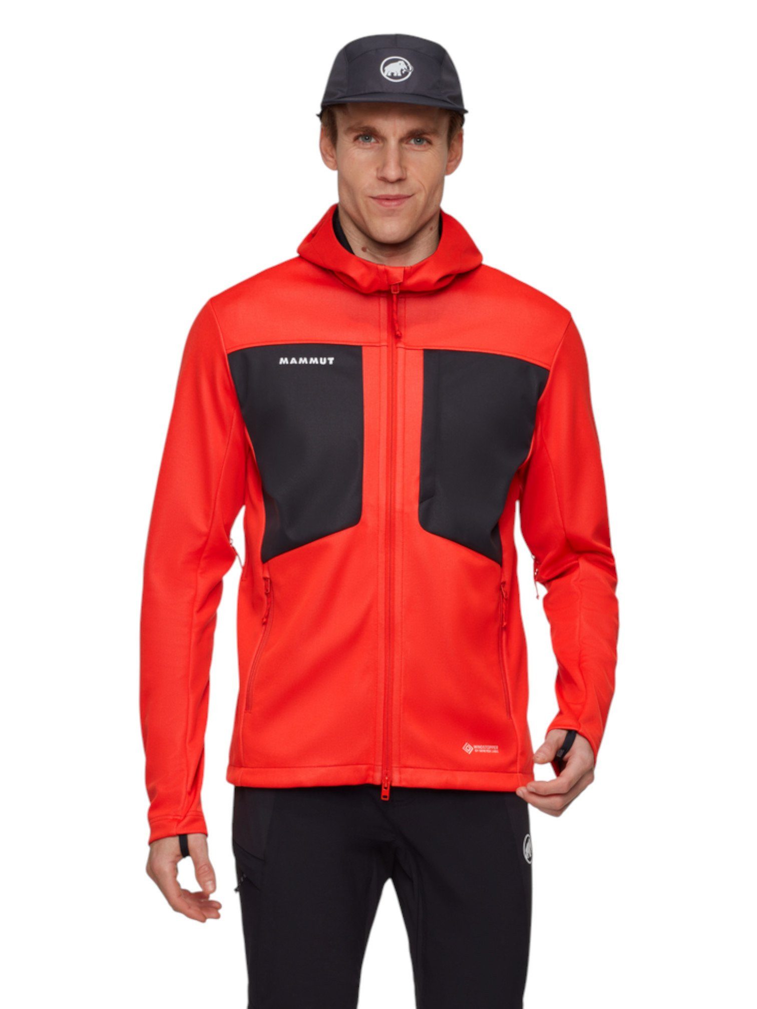Softshelljacke Ultimate VIII SO Hooded (3-Lagen, winddicht) rot/schwarz Herren
