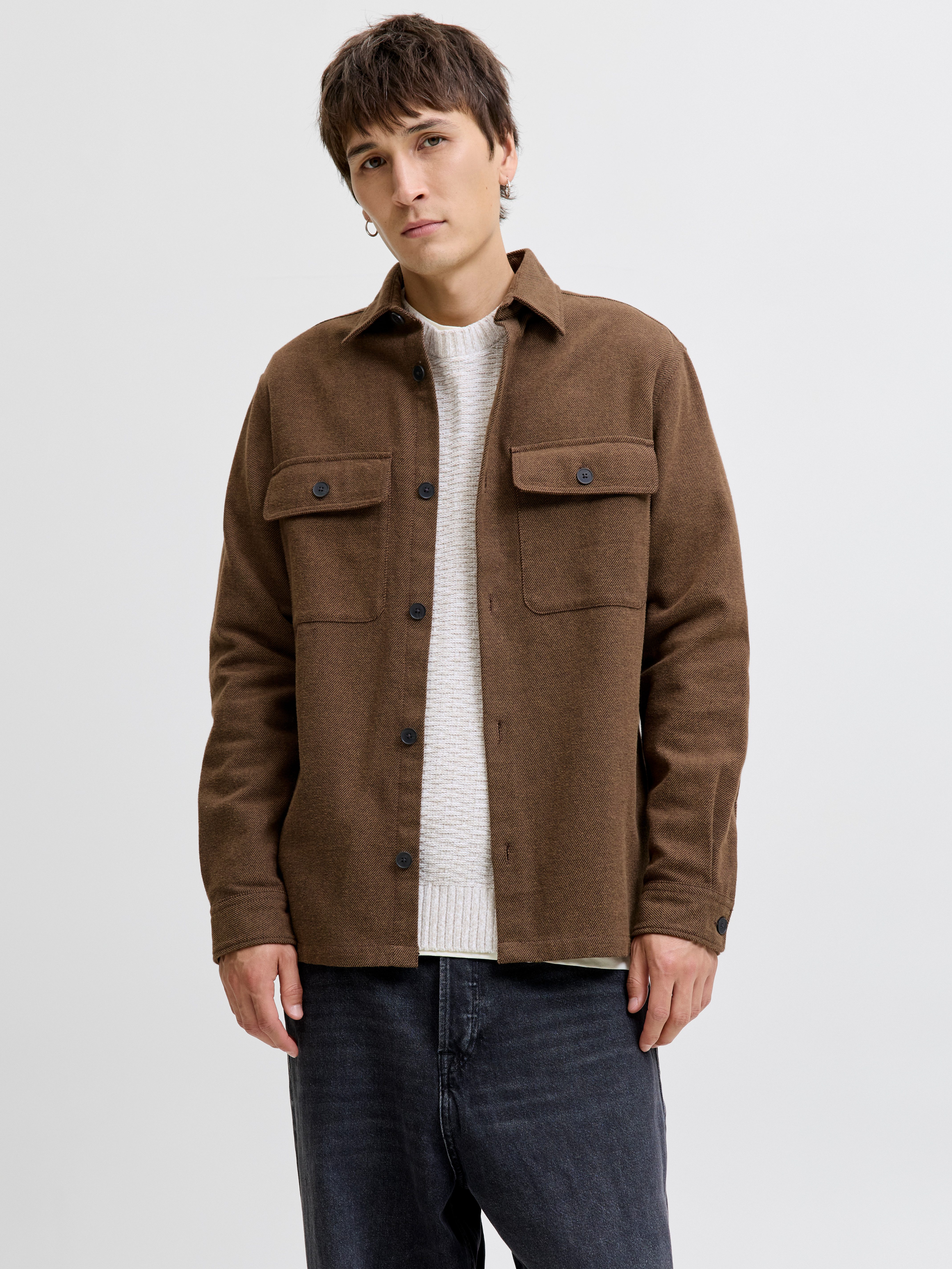 Jack & Jones Langarmhemd JPRRAYLE MELANGE günstig online kaufen