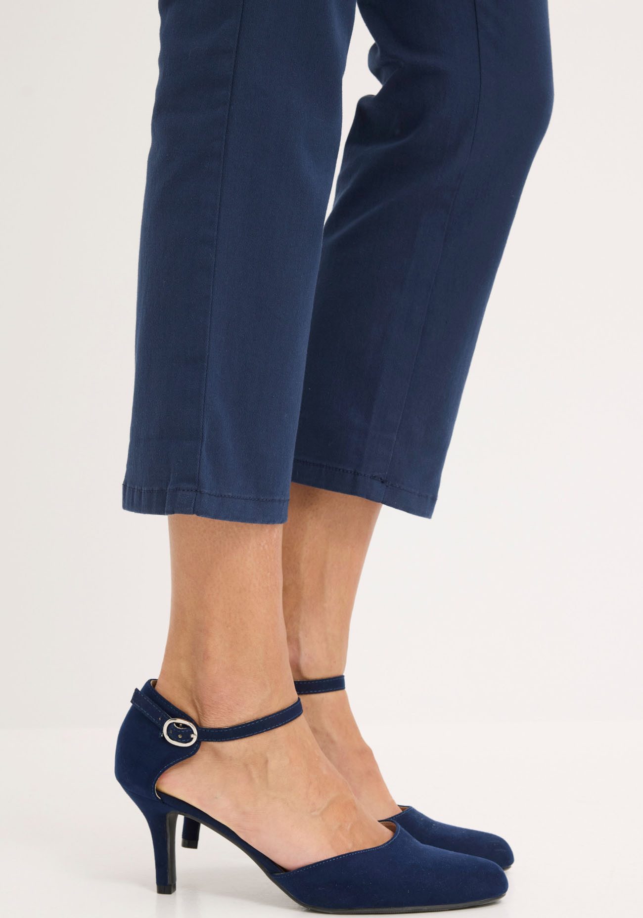 bonprix Schlupfhose mit Stretch-Anteil, Regular Fit, mit elastischem Gummibund
