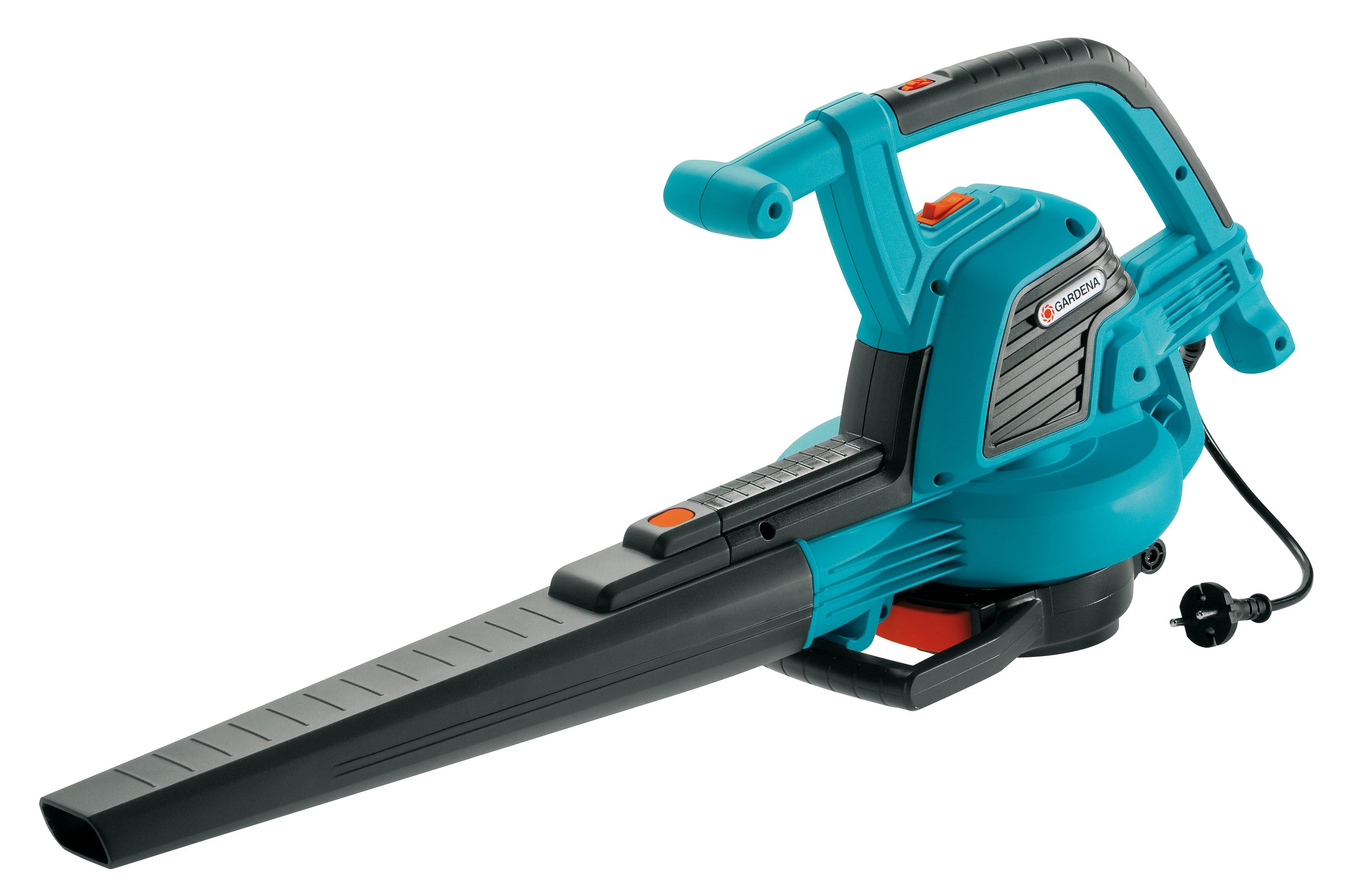GARDENA Elektro-Laubsauger ErgoJet 3000, Leistungsstarker, elektrischer Gartensauger/-bläser