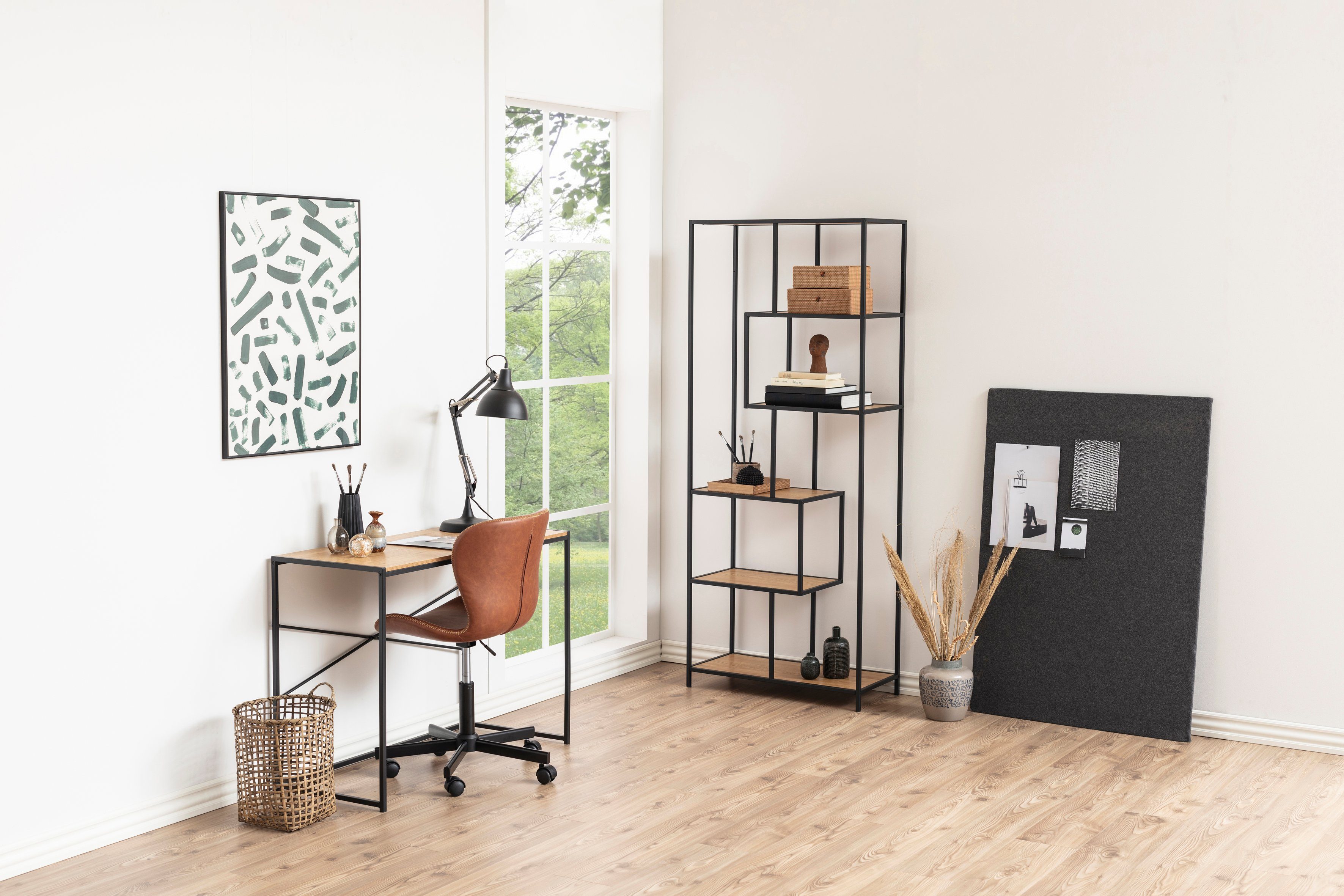 ACTONA GROUP Bücherregal, Metallgestell, modernes Design, günstig online kaufen