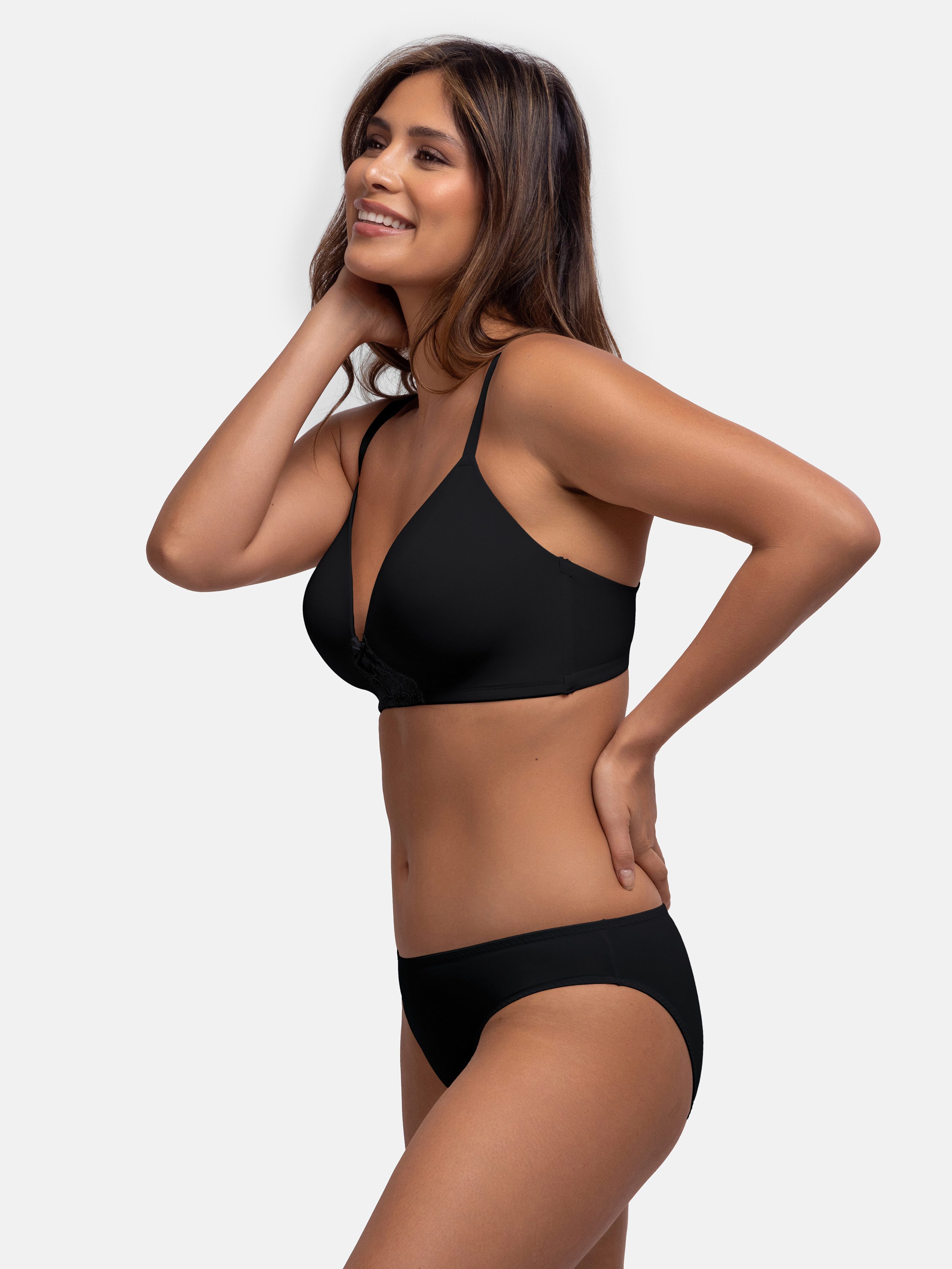 Dorina Push-up-BH MICHELLE weicher Stoff, modernes Design – Bild 4 von 5