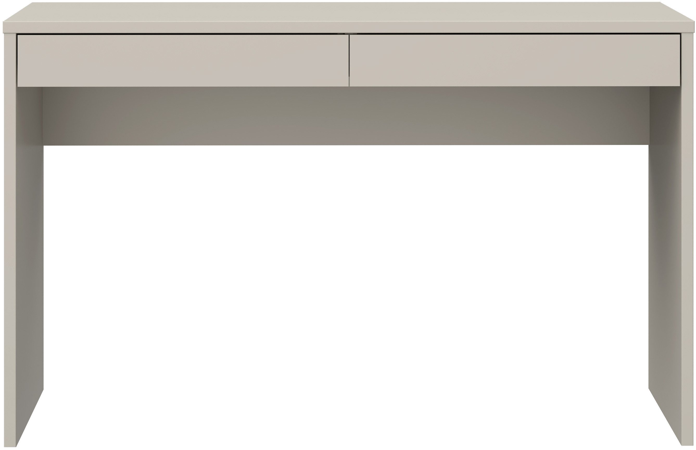 FORTE Schreibtisch Milles, 2 Schubkästen mit Vollauszug, B/H/T 124,8/77,3/53,1 cm