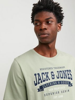 Jack & Jones Rundhalsshirt JJELOGO TEE SS O-NECK 2 COL SS24 SN