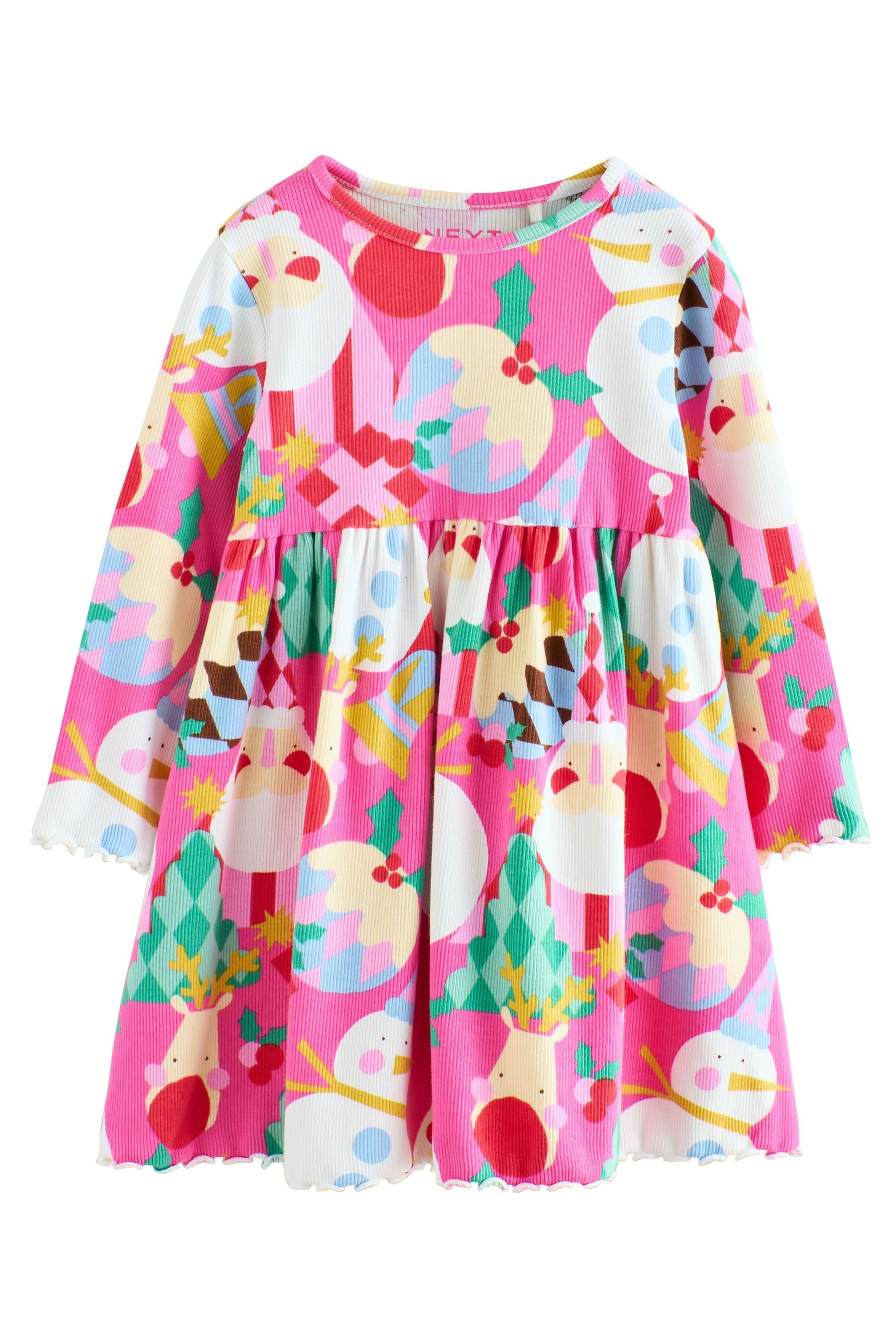 Next Blusenkleid Langärmeliges Weihnachtskleid (1-tlg) günstig online kaufen