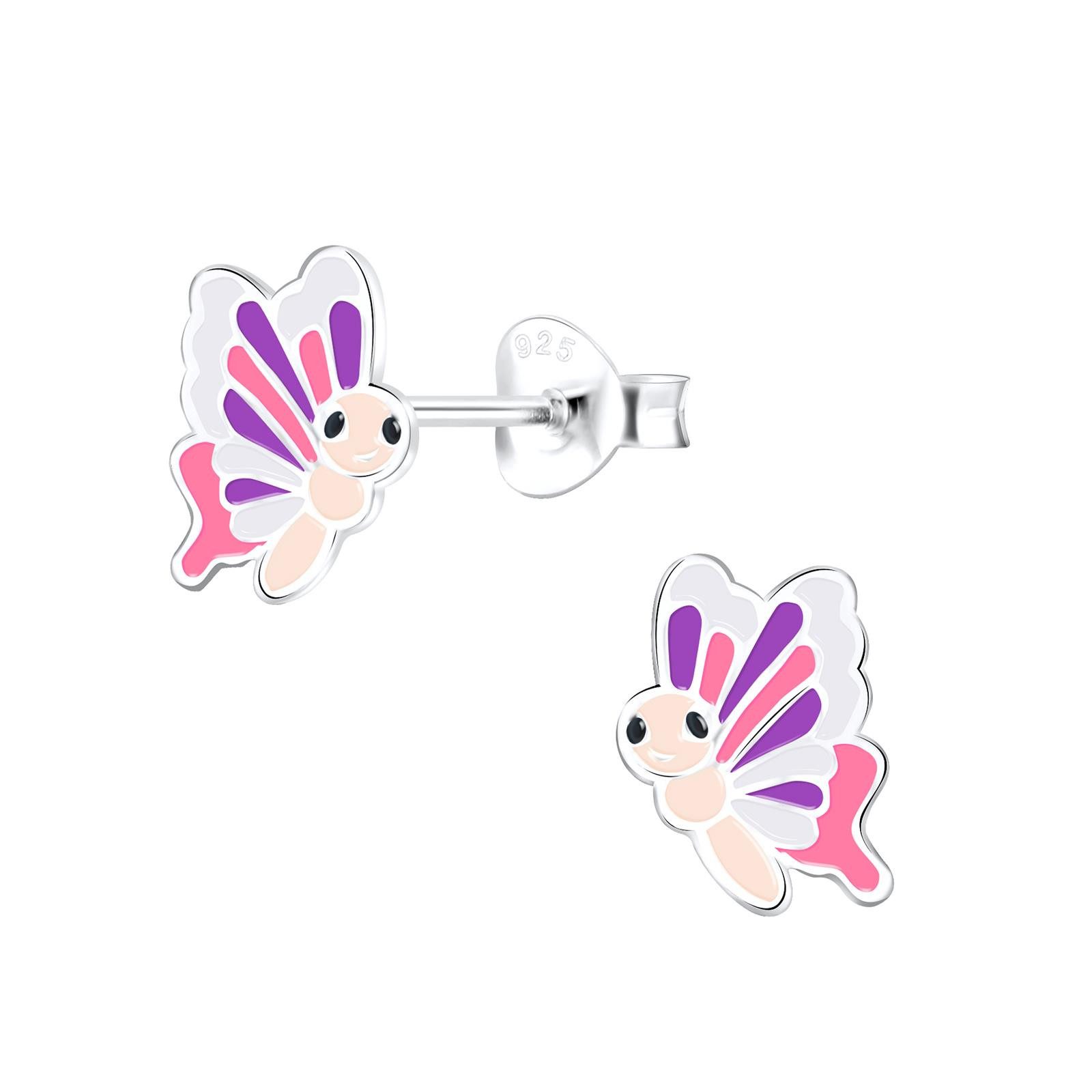 Ohrring-Set Schmetterling Kinder Ohrringe 925 Silber
