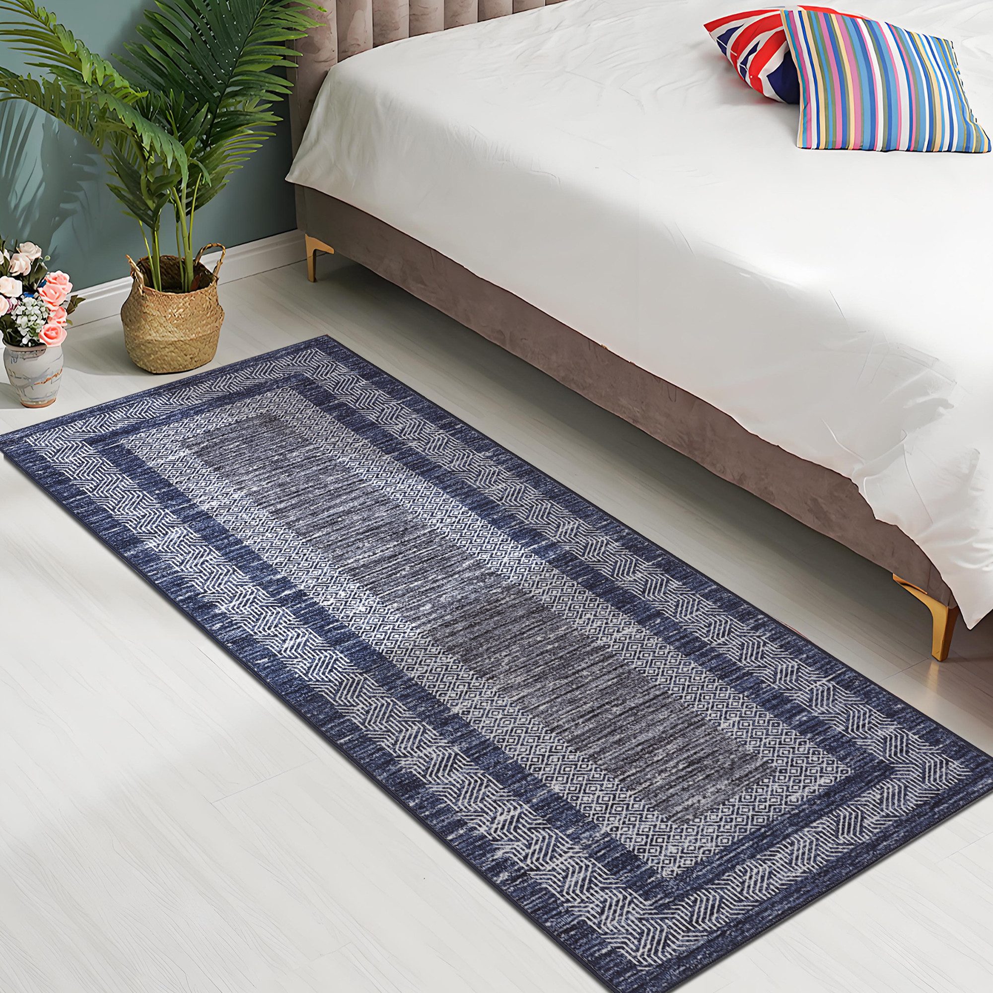 GarveeMore Teppich Nova, rechteckig, Höhe: 5 mm, Bringt Struktur und schlichte Eleganz in jeden Wohnbereich