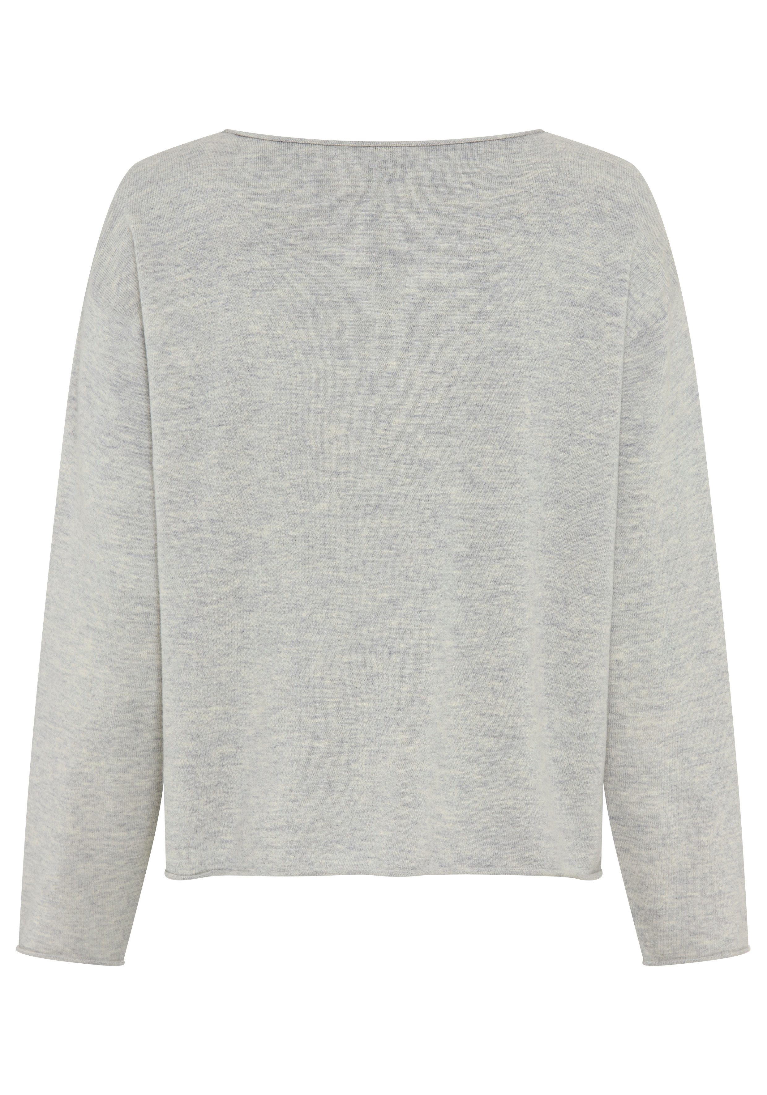 BOSS ORANGE Rundhalspullover Faprosa Premium Damenmode aus edlem Kaschmir-Schurwoll-Mix