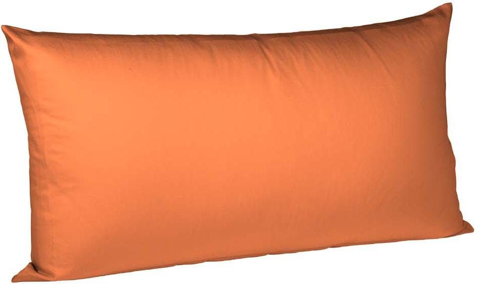 fleuresse Kissenbezug Colours Mako Satin, 100% Baumwolle, mit Reißverschluss, (2 Stück), Mako Satin, glänzend, glatt, Premium Qualität