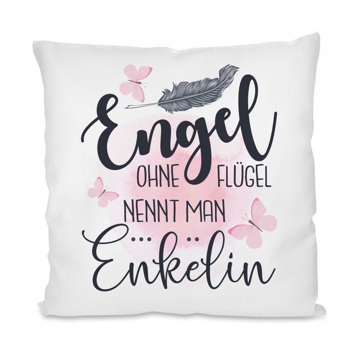 Herzbotschaft Dekokissen Kissen mit einseitigem Motiv Engel ohne Flügel nen günstig online kaufen